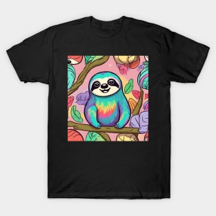 rainbow sloth T-Shirt